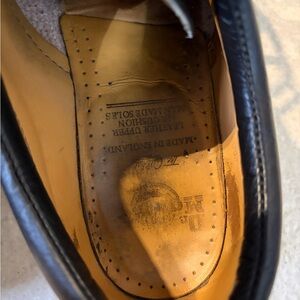 Dr. Martens Black Leather Oxfords. Rare! Made in England Vintage!